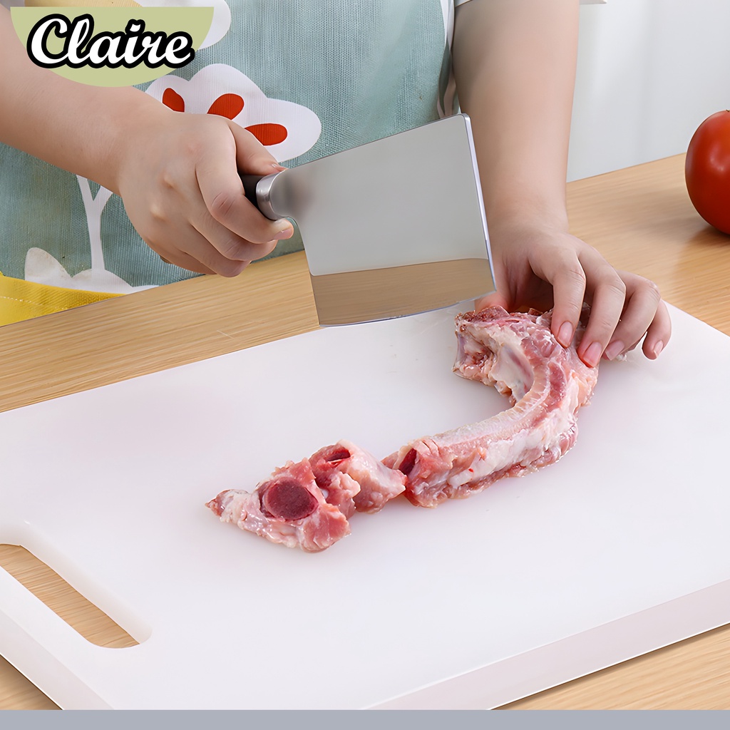 Talenan Plastik Foodgrade / Cutting Board Tebal Putih / Talenan Plastik Warna Putih ada 3 Ukuran