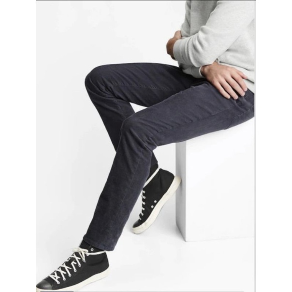 Celana Pria Gap Slim Fit CURDUROYLong Pants Original