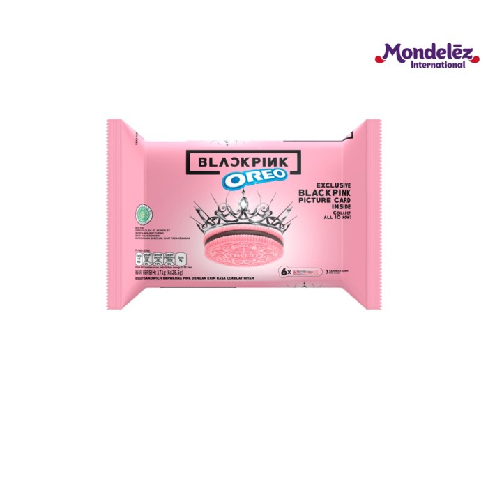 OREO BLACKPINK COOKIE MULTIPACK 6PCS, 171G [LIMITED EDITION]