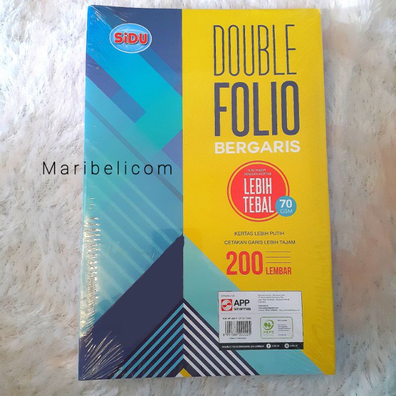 

Double Folio Bergaris (10 lembar)