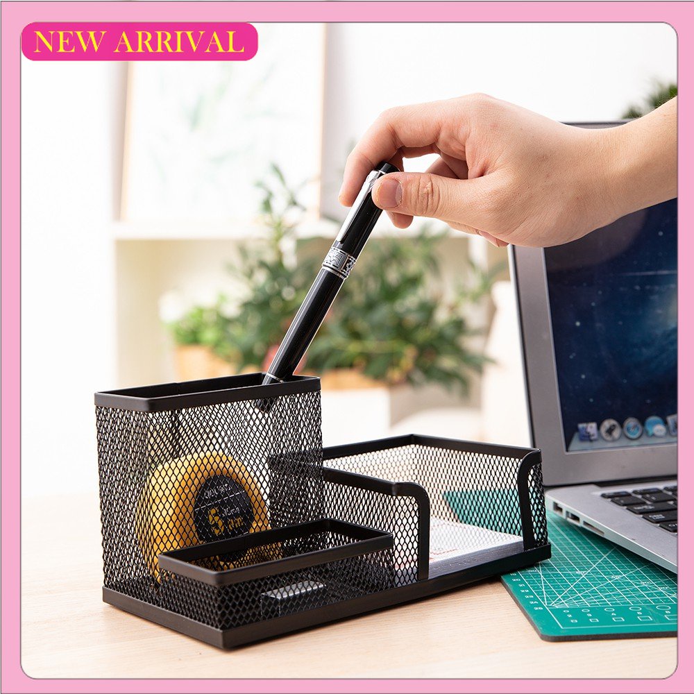 

Murah Tempat Alat Tulis Pengatur Meja 3 Comp 215 75 53mm 280 gram E9175 Rak Alat Tulis Minimalis Baru