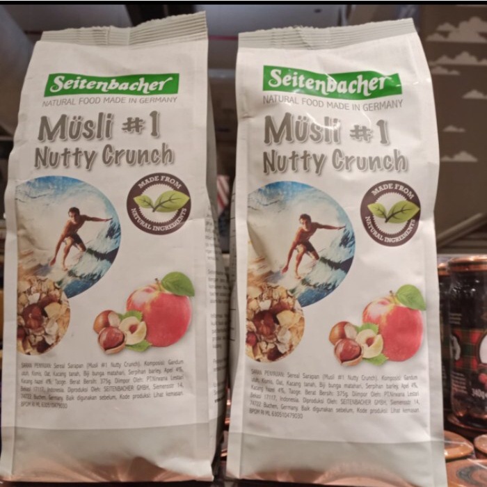 

seitenbacher muesli#1 nutty crunch 375gr