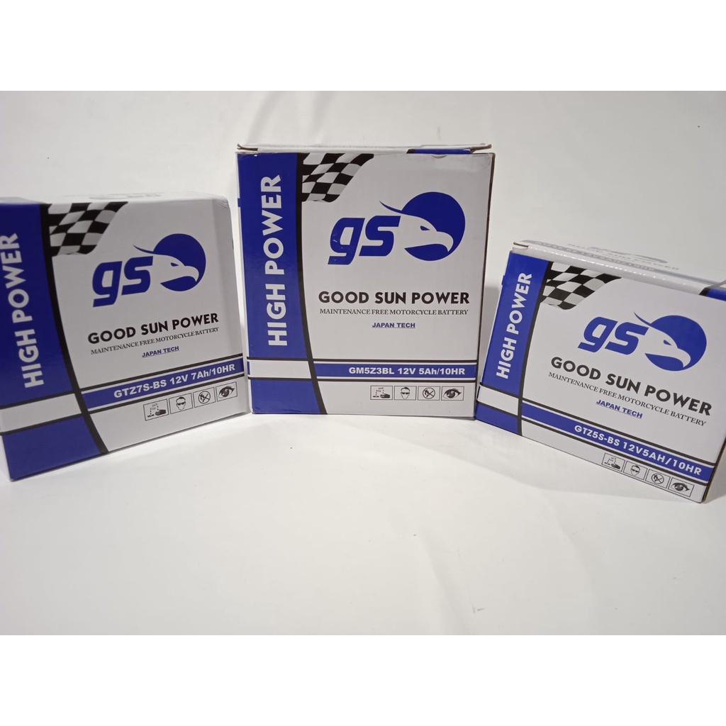 Aki Motor Honda Beat Vario 110 Supra X 125 Scoopy Spacy Blade Revo New Mega Pro GTZ5 GTZ5S GTZ 5S GS Y Accu Kering MF
