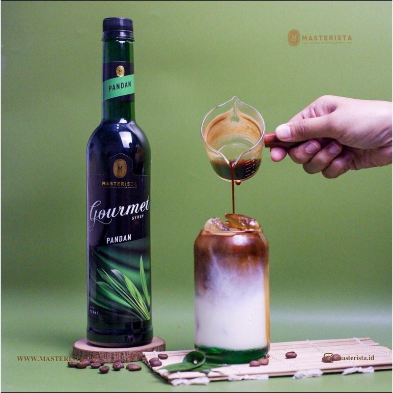 

Masterista Syrup pandan 750ml / sirup perasa minuman rasa pandan