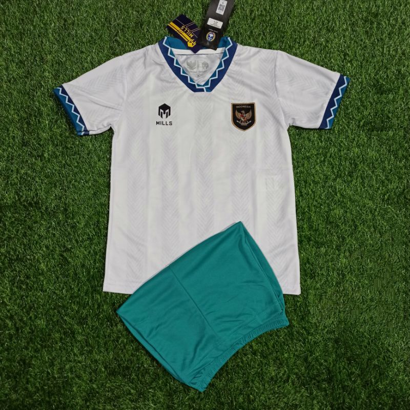 MILLS JERSEY TIMNAS INDONESIA HOME 2022 2023 AFF JERSEY BOLA ANAK TIMNAS INDONESIA HOME GRADE ORI