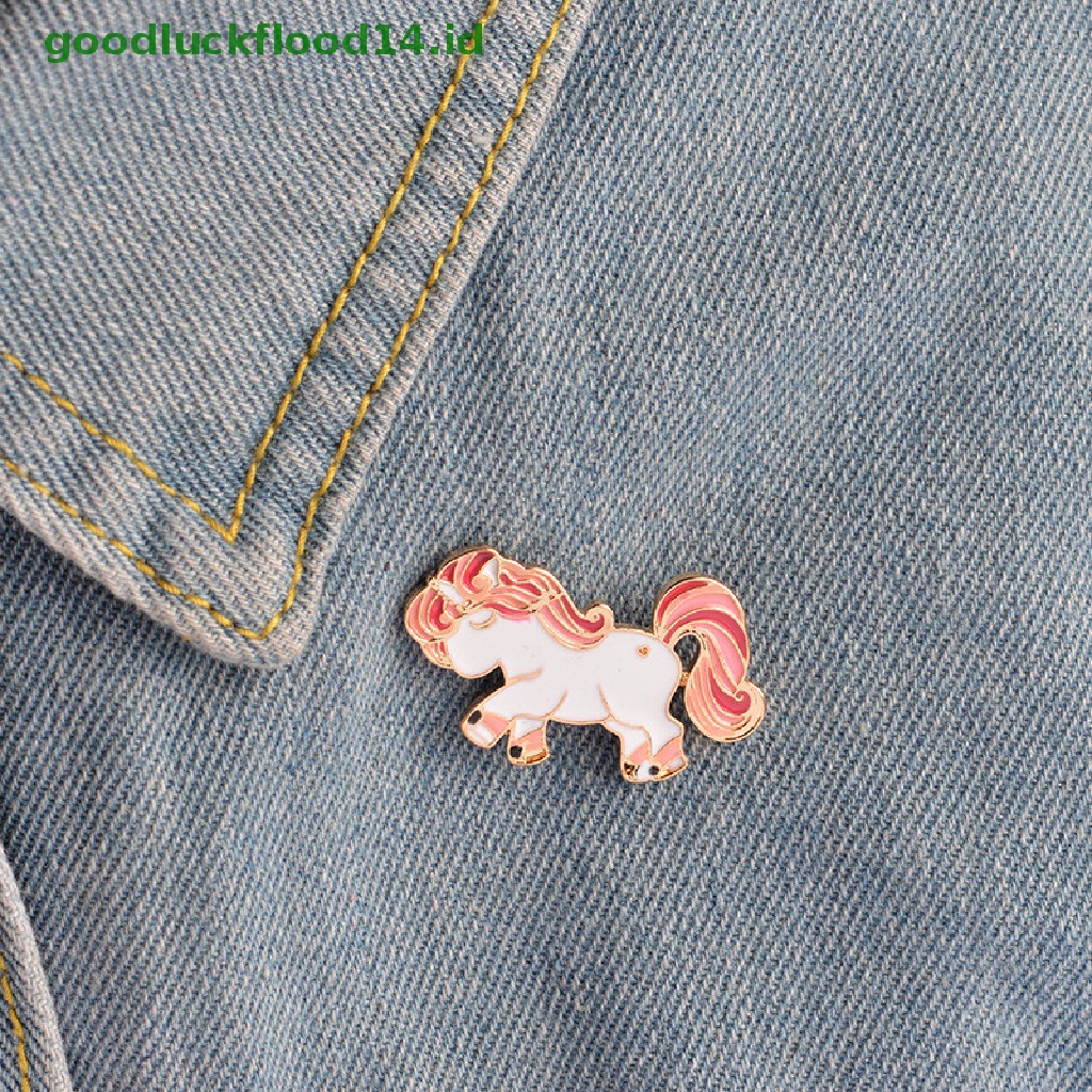 [GOOGFOUR] 1 Pc Kuda Pony Enamel Pin Bros Pin Up Perhiasan Gadis Kecil Hadiah Kekasih Kuda [TOP]