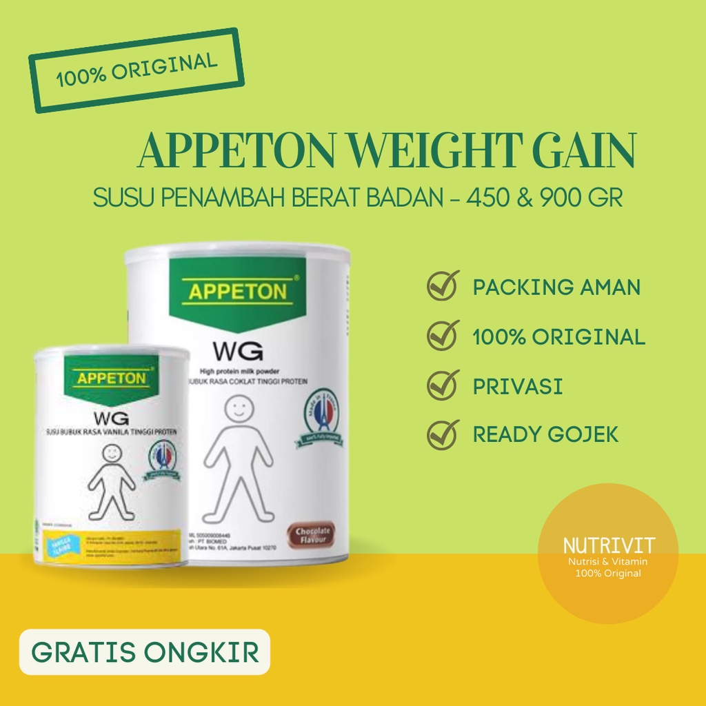 

APPETON WEIGHT GAIN ADULT 450/900 GR
