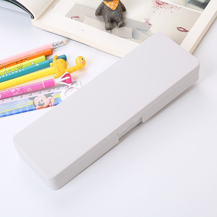 Kotak Pensil Pena Warna Pastel Case Persegi OSM-ST0211