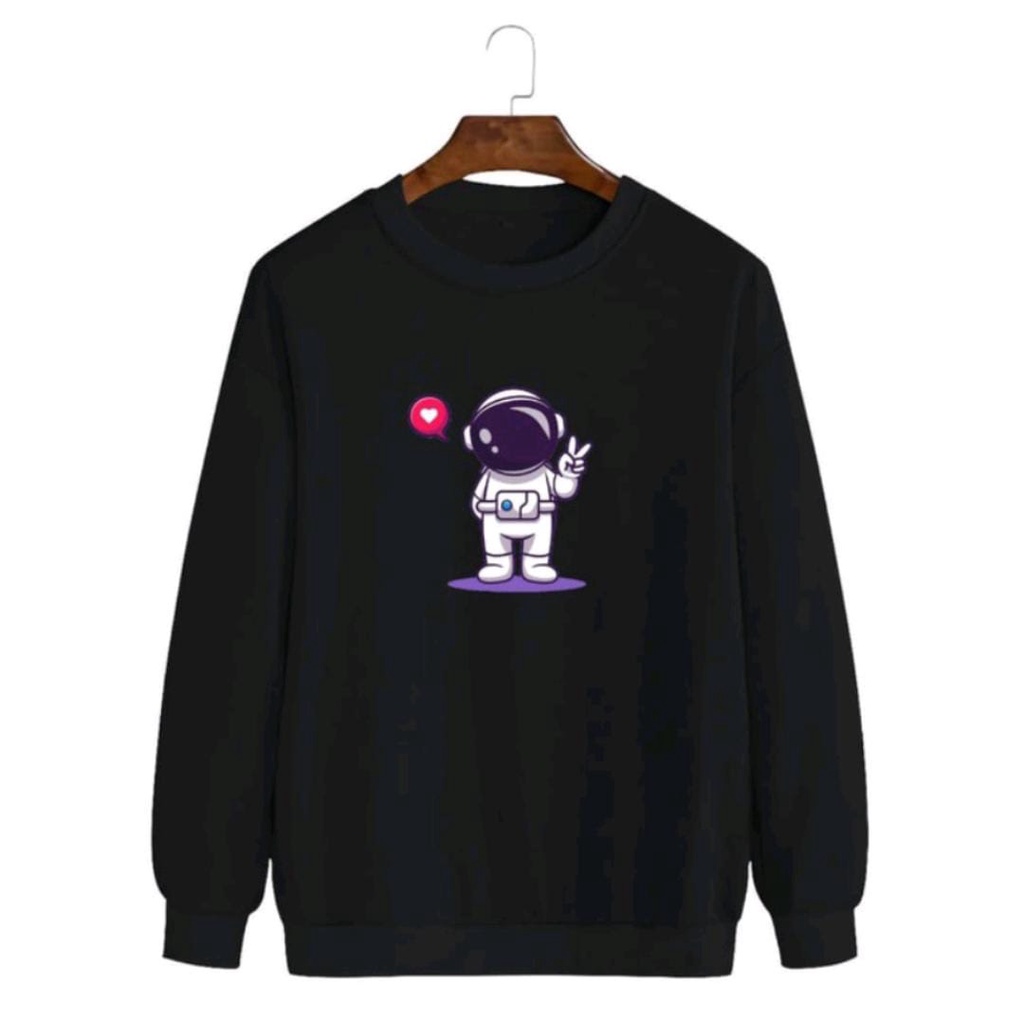 SWEATER UNISEX//ATASAN PREMIUM//PRIA&WANITA//SIZE M-XXL//CREWNECK BASIC//ASTRNT LV