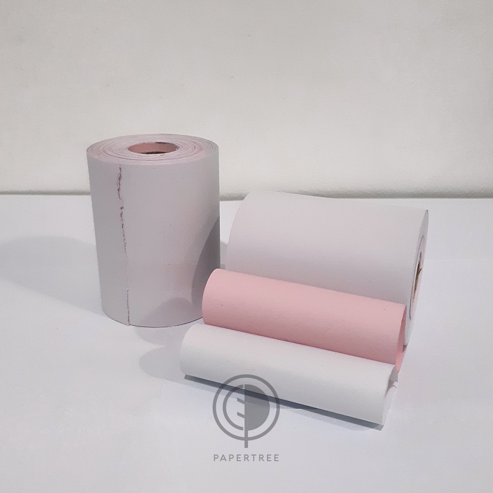 

[DUS] Paper Roll / Kertas Struk Kasir 75x60mm NCR 2 Ply