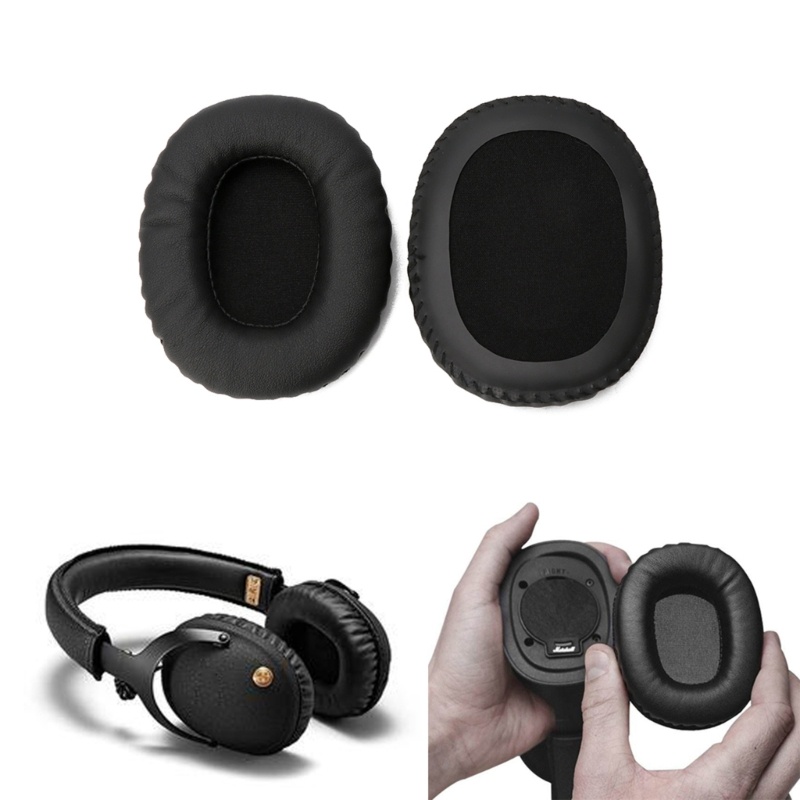 Zzz Earpads Memory-Foam Protein Leather Earpads Cushion Earcap Untuk Marshall Monitor