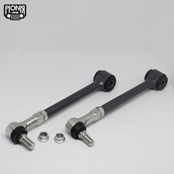 Adjustable Swaybar Link Kit Depan Jeep JK Wrangler Rubicon Ori Synergy