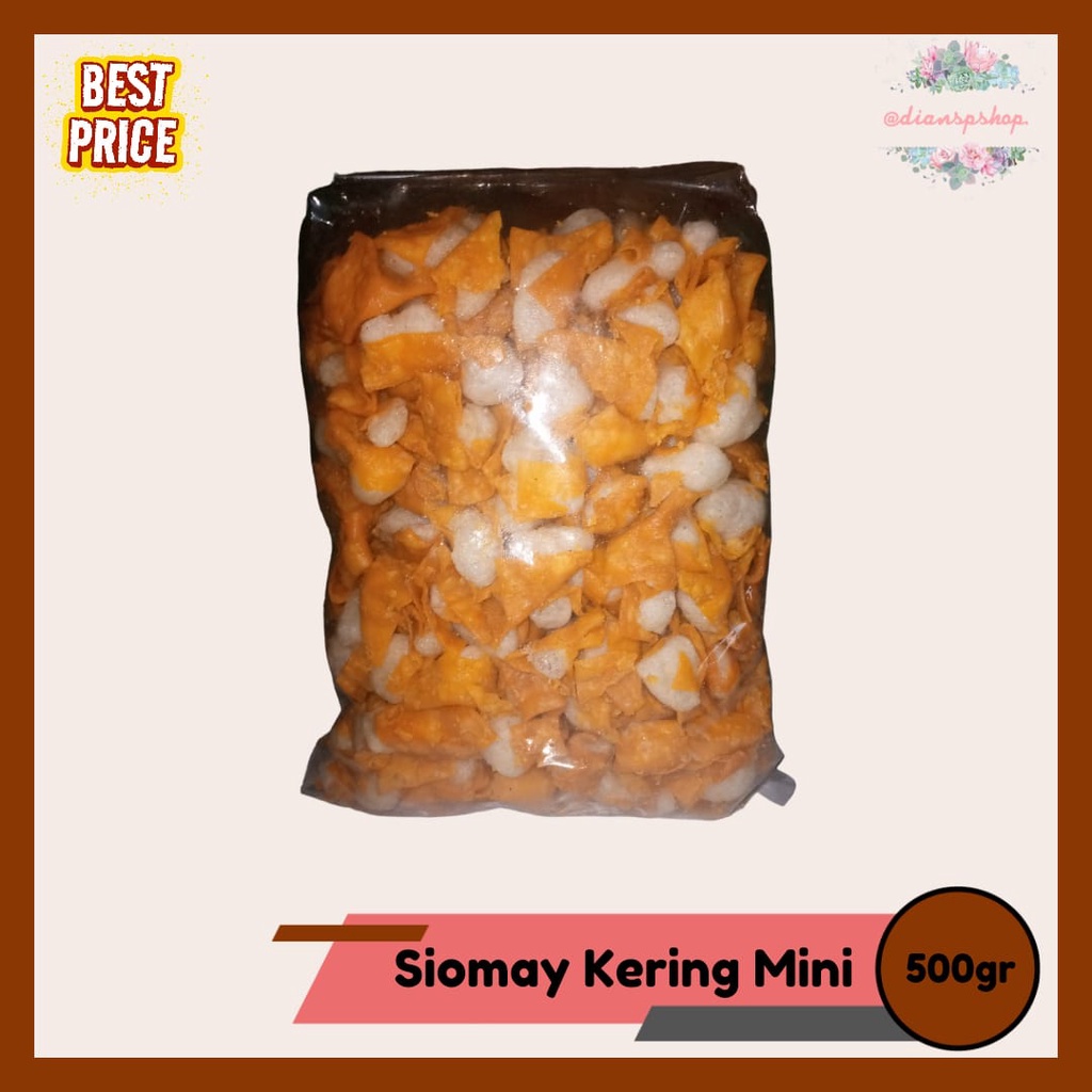 

Siomay mini Gurilem Siomay kering 500gr || dianspshop