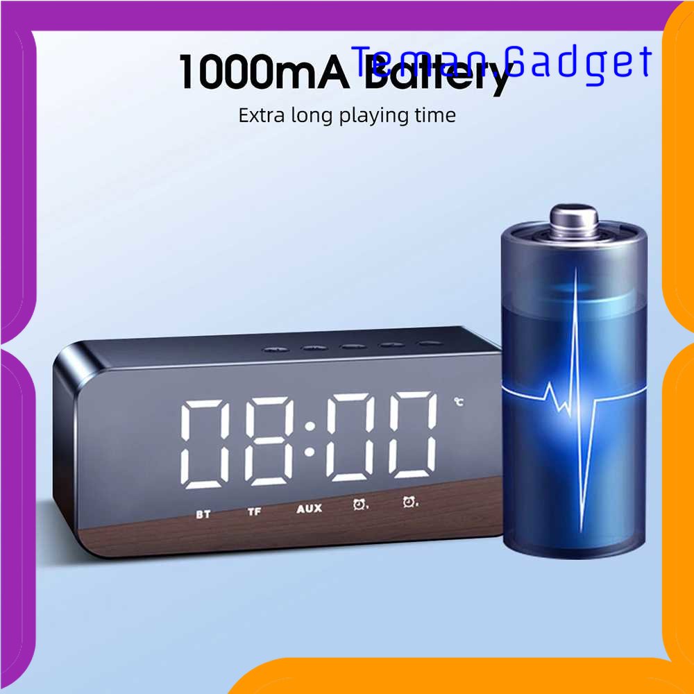 TG-PJM Bannixing Jam Alarm Clock with Bluetooth Active Speaker TF AUX FM - G50