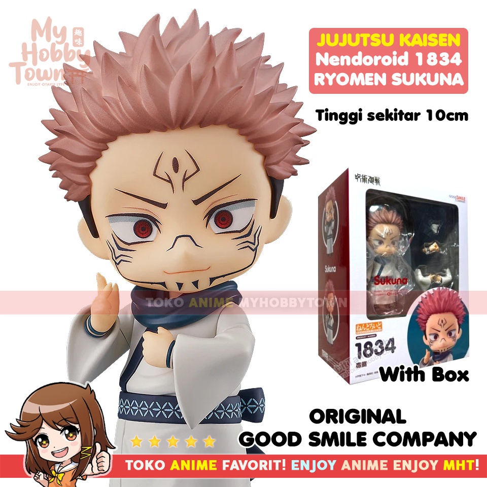 Original Jujutsu Kaisen Nendoroid 1834 - Ryomen Sukuna Figure