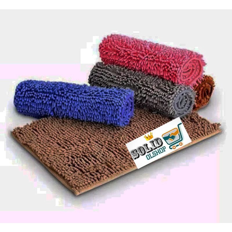 Kesed kaki cendol microfiber anti slip,Kesed kamar mandi