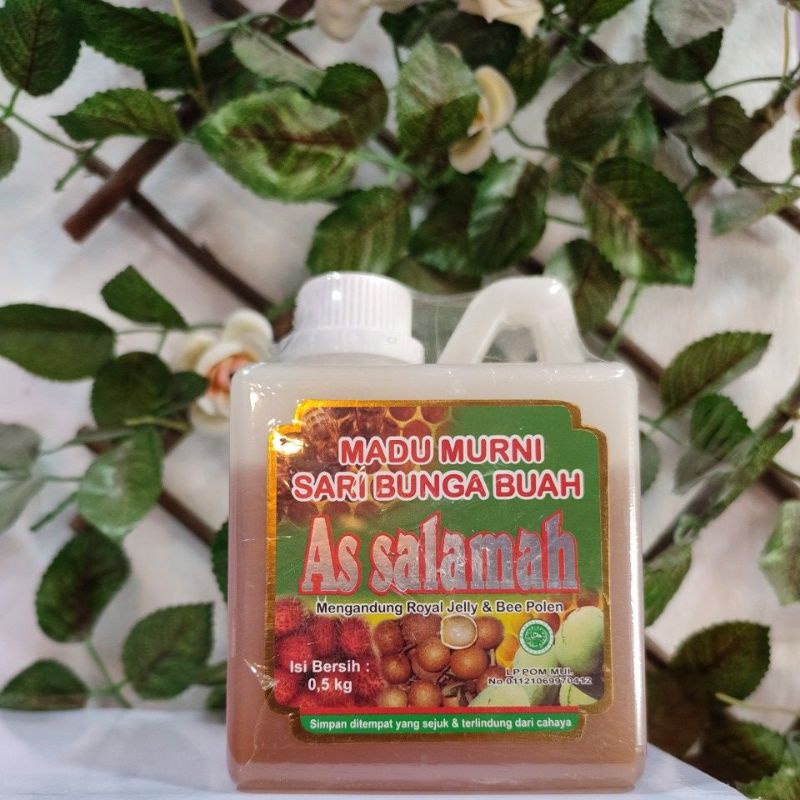 

madu murni sari BUNGA BUAH AS SALAMAH 500 gram