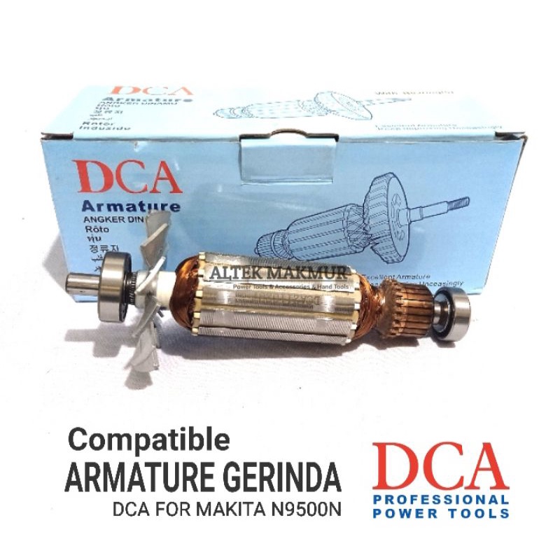 DCA Armature For Mesin Gerinda MAKITA N9500 N / 9500 / Angker Dinamo Grenda MAKITA N9500N / Rotor Gu