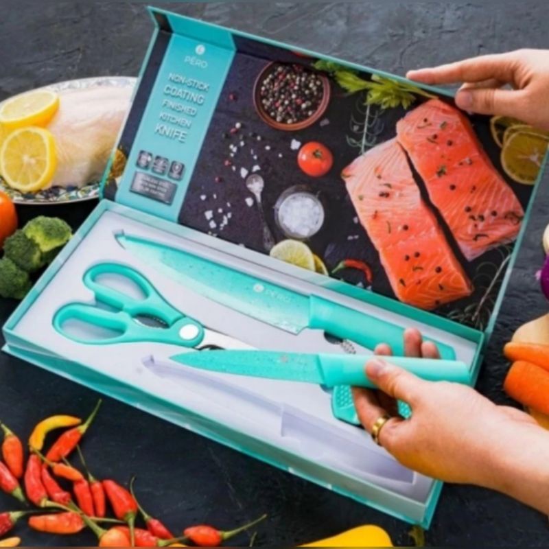 PERO Knife set 4 Pisau Granit
