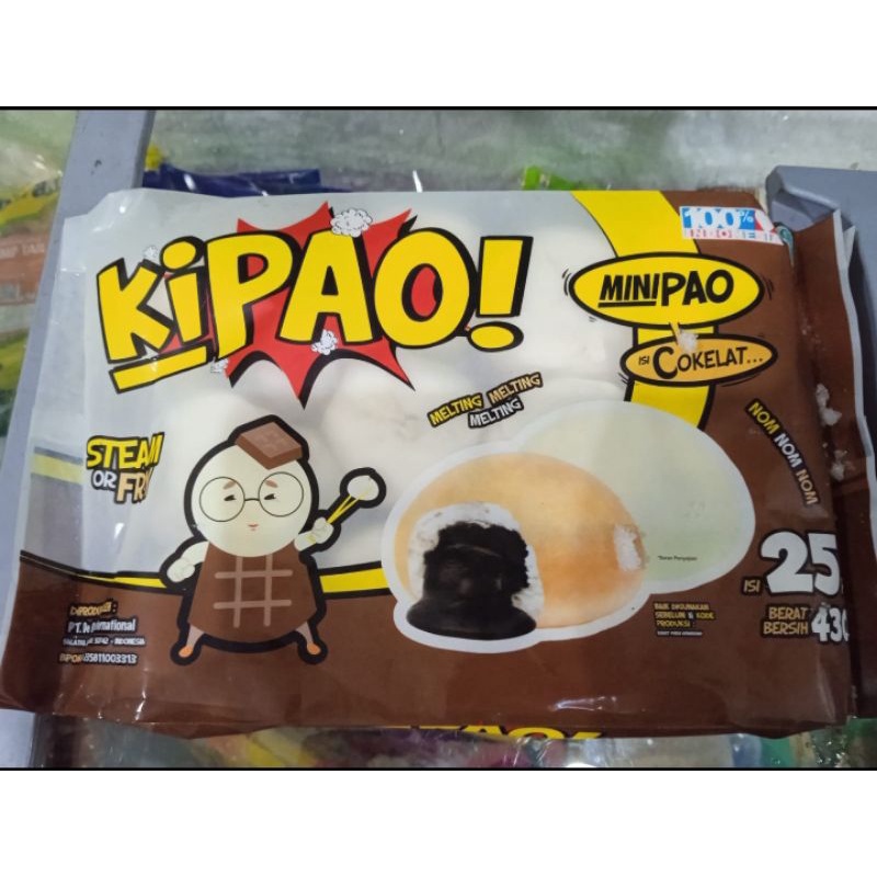 

Bakpao Kipao Coklat isi 25