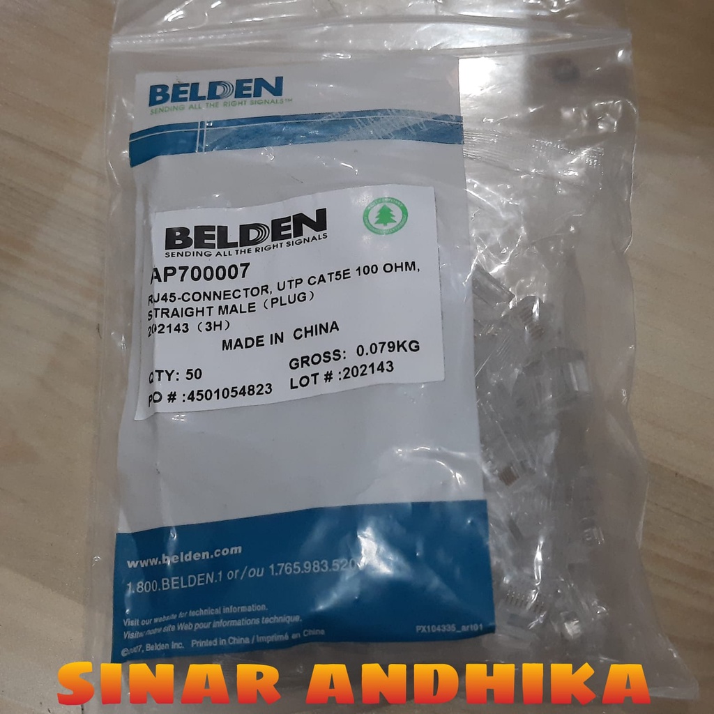 KONEKTOR RJ45 UTP CAT 5E BELDEN