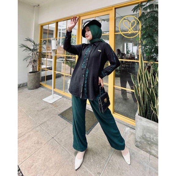 [COD] Hashiva -  Pakaian Muslim Wanita Setelan Terkini Wanada Set
