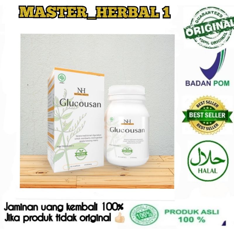 Glucousan - Suplemen glucosan Penyembuhan Diabetes - Obat Kencing Manis - Menurunkan Kadar Gula Dara
