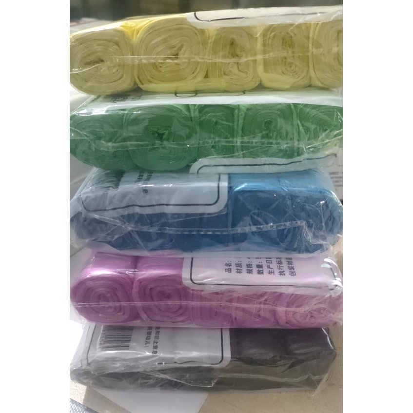 Kantong Sampah Roll 45 x 50 Harga Perpack / Plastik Sampah 1 Pack isi 5 Roll