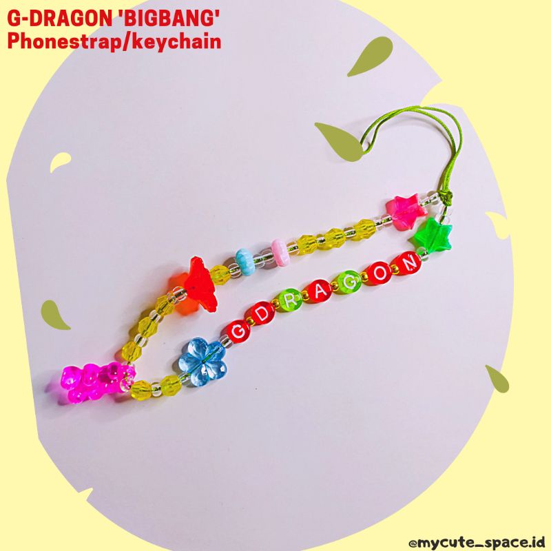 GDRAGON BIGBANG KEYCHAIN | TAEYANG BIGBANG GANTUNGAN KUNCI | BIGBANG ACCESSORIES | BIGBANG PHONE STR