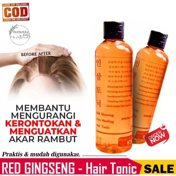 RED GINSENG KOREA HAIR TONIC ORIGINAL / PENUMBUH RAMBUT BOTAK