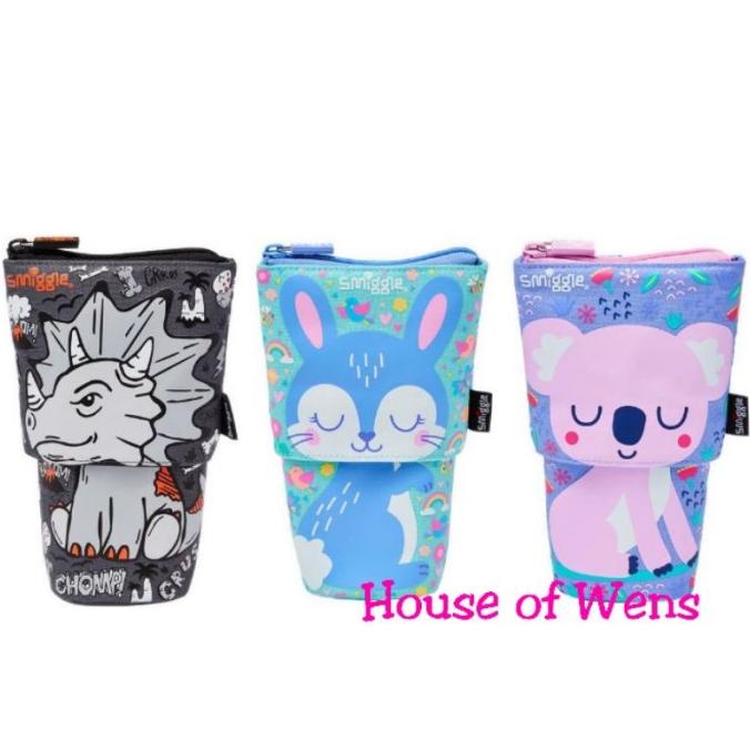 

SMIGGLE ANIMALIA SLIDE STAND PENCIL CASE ORIGINAL - TEMPAT PENSIL UH654OIK