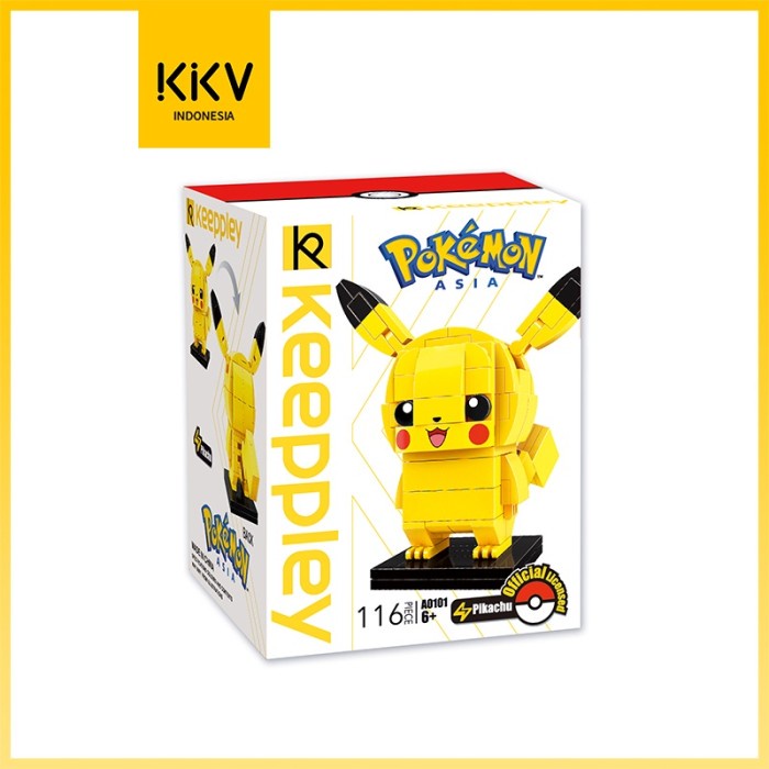 Brick Kkv Keepley Pokemon Blocks / Mainan Bricks Balok Susun 3D Diy Pokemon