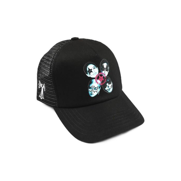 Trucker Hat Evonne All Black Thanksinsomnia 098