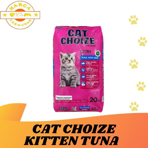 Cat Choize Kitten Tuna Milk 20 kg / Makanan Anak Kucing 20kg