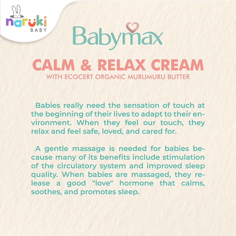 Babymax Calm and Relax Cream 25gr Cream for Baby