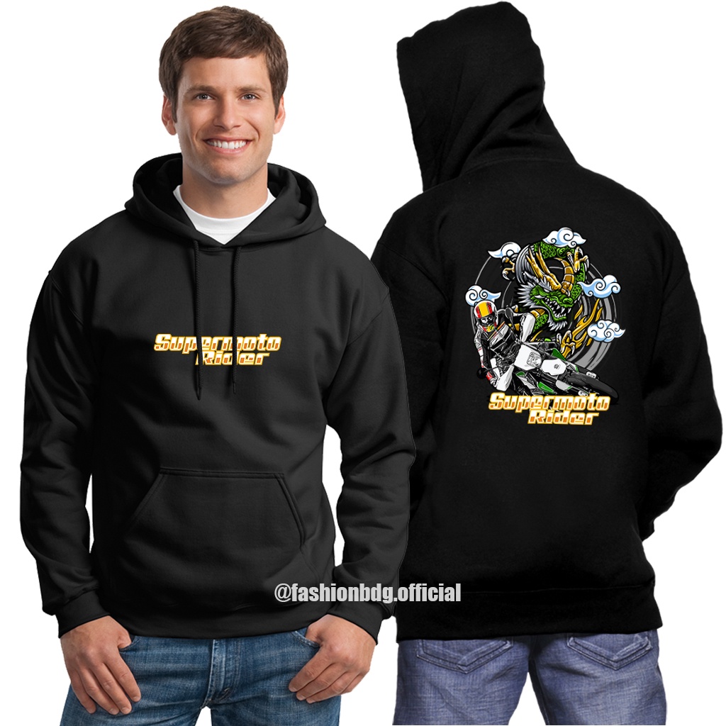 Sweater Hoodie Super Moto Motor cross