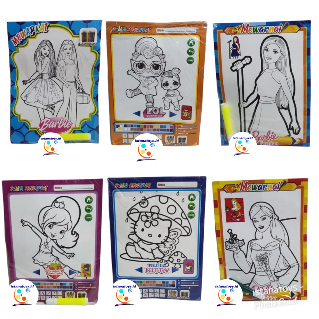 

ID Mainan Mewarnai Spidol Warna