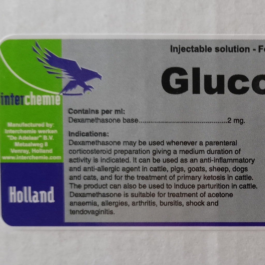 Glucortin 20 | Analgesik, Anti Inflamasi, Anti Piretik, Anti Alergi, Anti Stress Sapi Kambing Domba Anjing Kucing | Dexamethas0ne | TMC