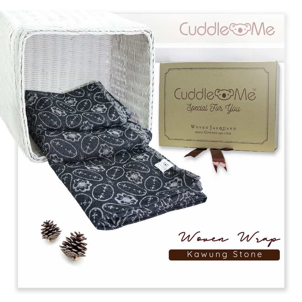 CUDDLEME Woven Wrap Jacquard Baby Wrap Gendongan Bayi Cuddle Me