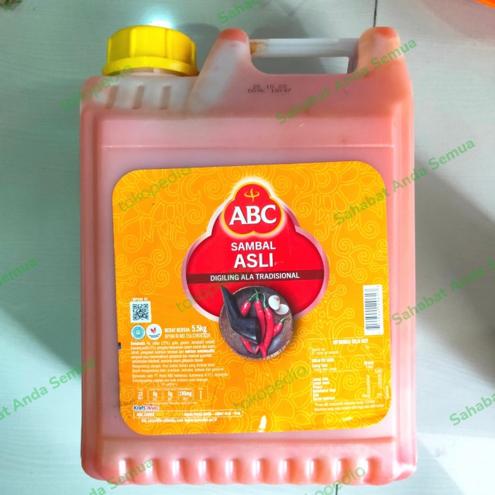 SAMBAL SAUS ABC 5,5KG JERIGEN