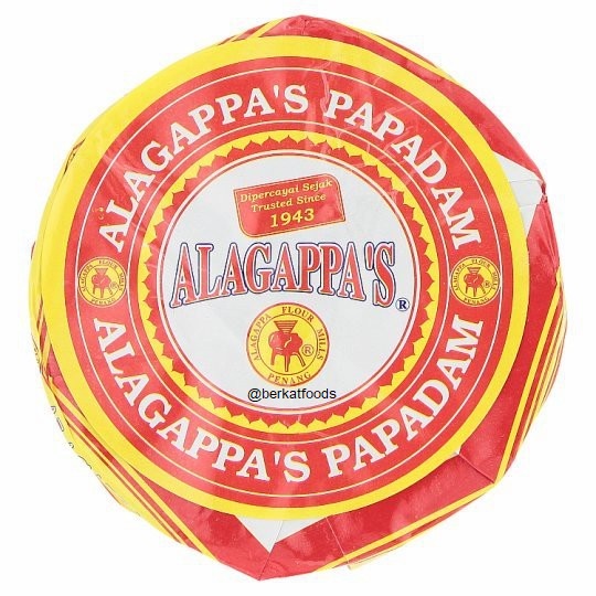 

Appalam Premium Alagappas Uttarak Papadam / Kerupuk Appalam India Alagappa's / Papad Papadum Masala Shandar