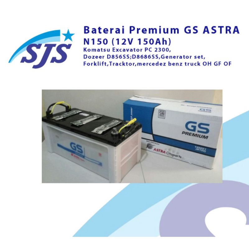 Aki basah N150 Gs Premium astra