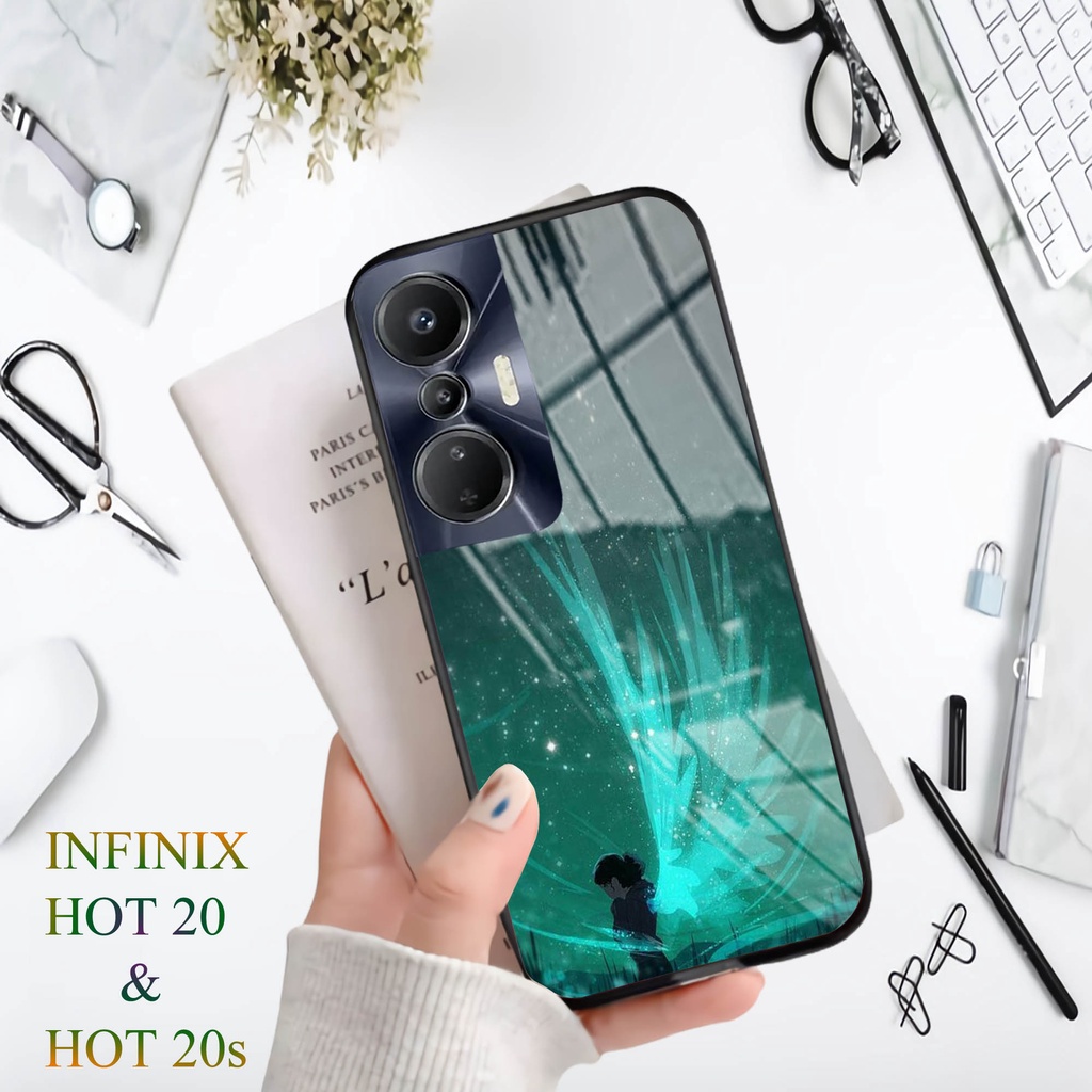 Softcase Kaca INFINIX HOT 20 HOT 20S HOT 20i- Case Handphone INFINIX HOT 20 HOT 20S HOT 20i [T80].