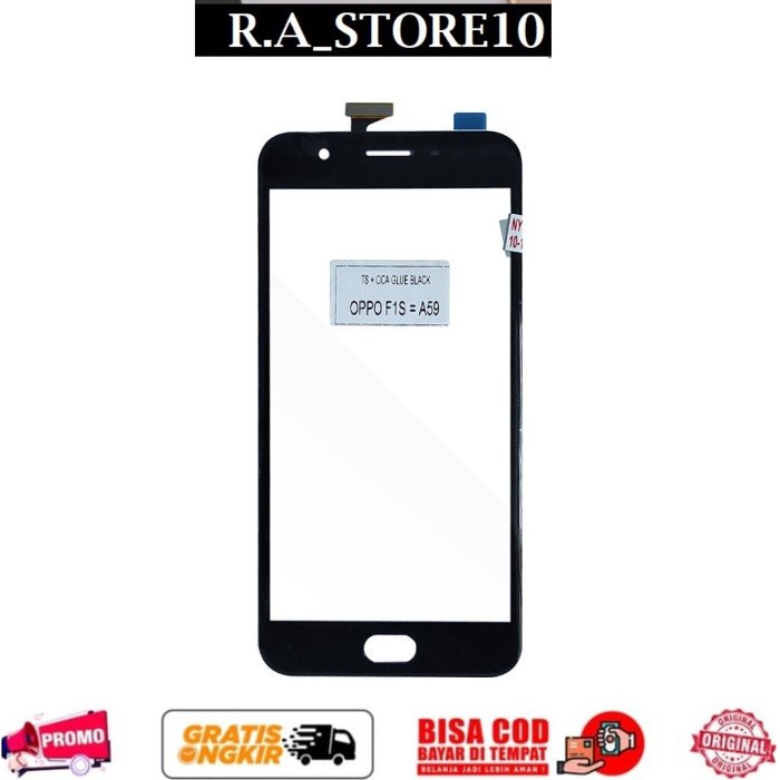 Touchscreen + Lem Oca OPPO F1S A1601 A59 - Touch Screen Layar Sentuh Ori