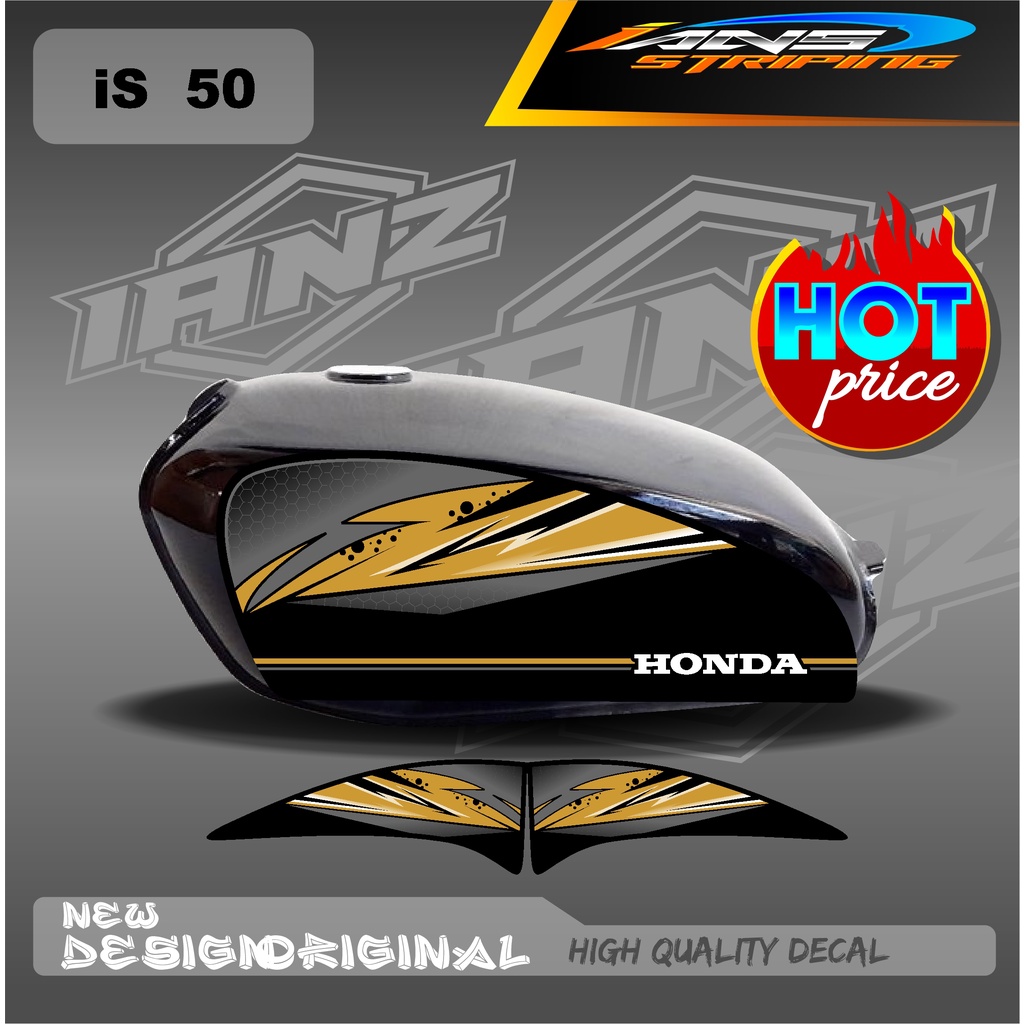 NEW STRIPING LIST TANGKI CUSTOM CB100 HOLOGRAM/NON HOLOGRAM IS50