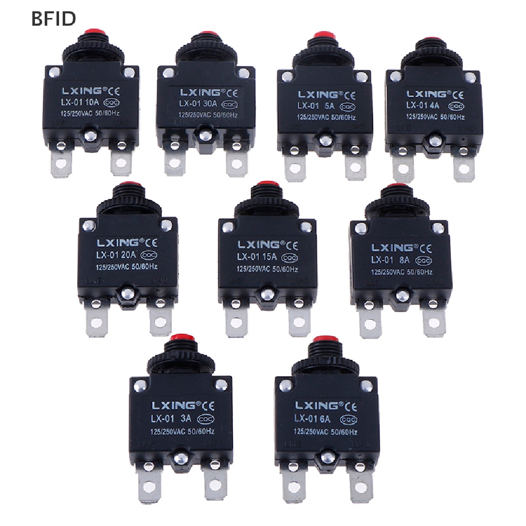 [BFID] Pemutus Arus Overload Protector Switch Fuse 3A 4A 5A 6A 8A 10A 15A 20A 30A [ID]