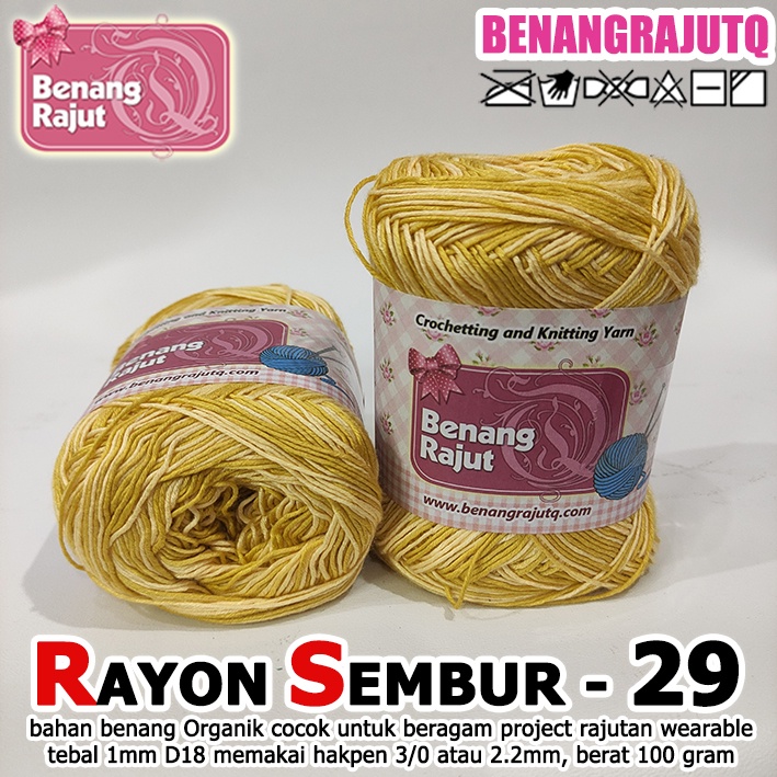 RAYON SEMBUR 29 RS 29 (RAYON MIX)