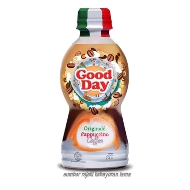 

Terlaris ✨ - Kopi Good Day Drink Cappucino Kemasan Botol / 1 Lusin / 240ml 2.1.23