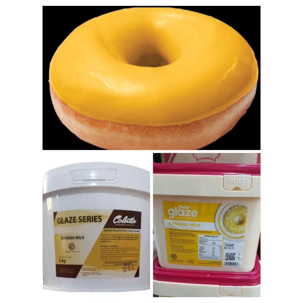 

COLATTA dip glaze BANANA/glaze donat loss 250gr