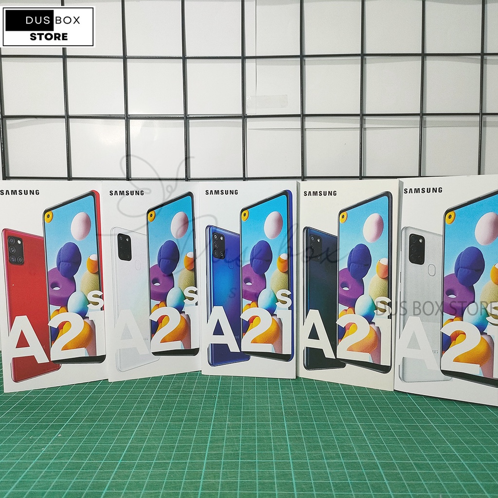 DUS BOX SAMSUNG A21S -FREE STICKER DAN FULLSET- BOX SAMSUNG